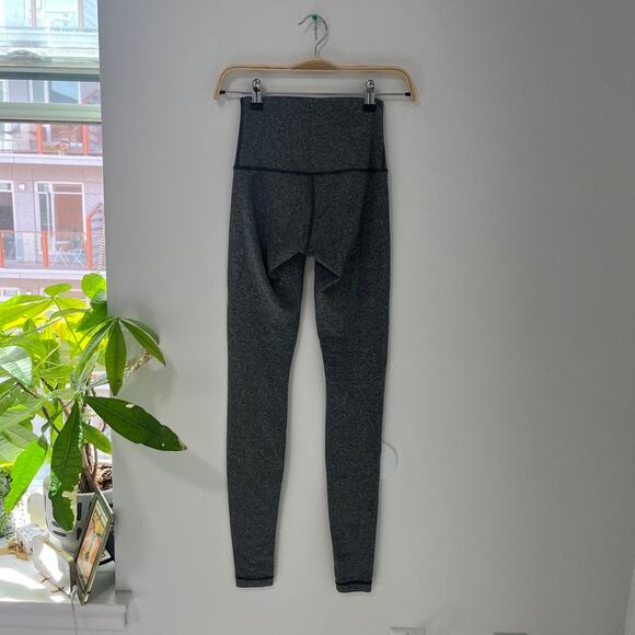Lululemon Space Gray High Rise Wunder Under Leggings Size 6 - Picture 4 of 4